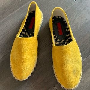 Carolina Herrera Yellow Espadrilles